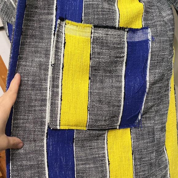 Beautiful Italian Pancho-Coat 🧥✨🖤💙💛 - Picture 4 of 12